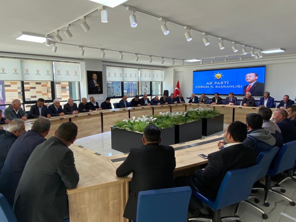 MUHTARLARDAN AK PARTÄ°â€™YE DESTEK!