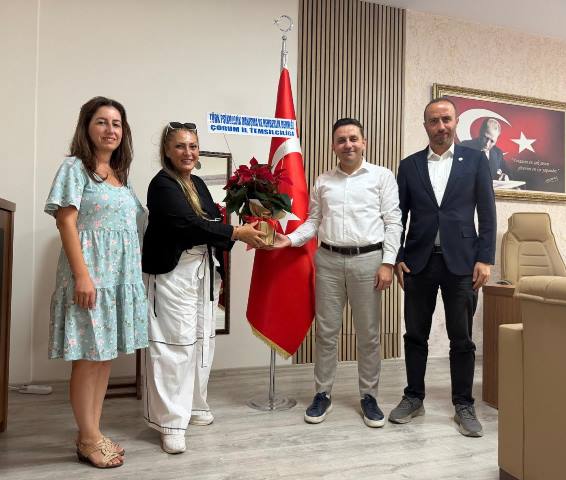 TÜRK PDR ÇORUM İL TEMSİLCİLİĞİNDEN YAHYA KUAS’A HAYIRLI OLSUN ZİYARETİ
