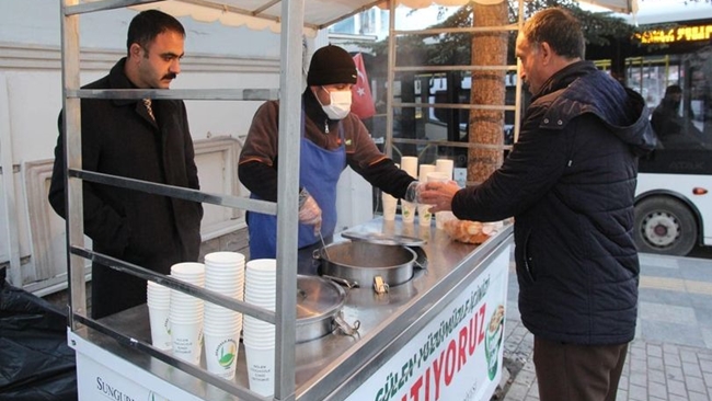 BELEDÄ°YE SABAH Ã‡ORBASI DAÄžITACAK