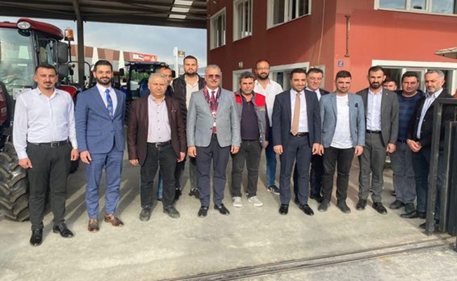 AHLATCI, TRAKTÃ–RCÃœLERLE GÃ–RÃœÅžTÃœ