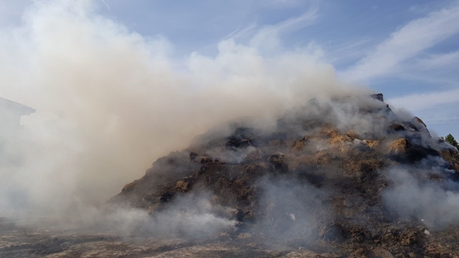 2 BÄ°N 500 ADET SAMAN BALYASI KÃœL OLDU