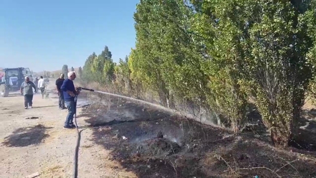 ANIZ YANGINI KORKUTTU