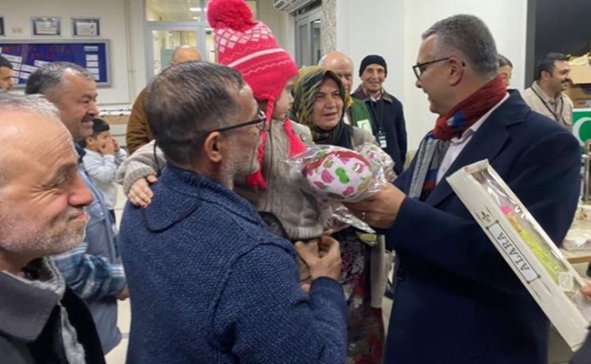 AHLATCI DEPREMZEDELERÄ°N  ACILARINA ORTAK OLDU