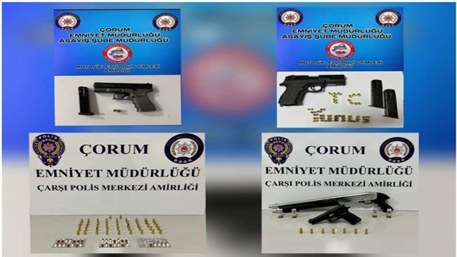 21 ADET SÄ°LAH ELE GEÃ‡Ä°RÄ°LDÄ°