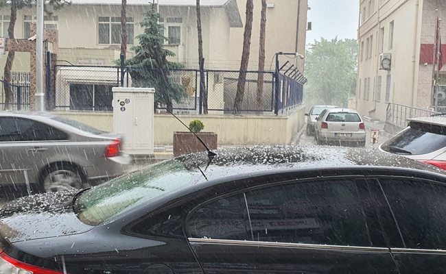 Ã‡ORUM'DA DOLU YAÄžIÅžI ETKÄ°LÄ° OLDU