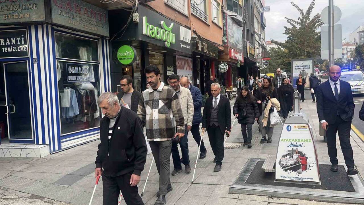 ÇORUM’DA BEYAZ BASTONLA FARKINDALIK YÜRÜYÜŞÜ