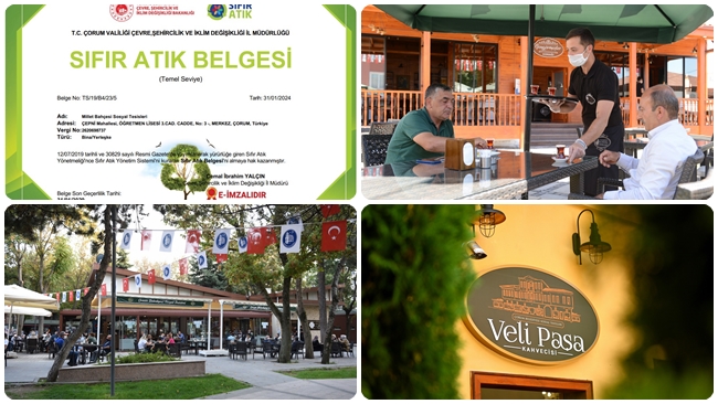 BELEDÄ°YE SOSYAL TESÄ°SLERÄ°  â€œSIFIR ATIKâ€ BELGESÄ° ALDI