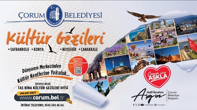 KÃœLTÃœR GEZÄ°LERÄ° Ä°Ã‡Ä°N  KAYITLAR BAÅžLIYOR