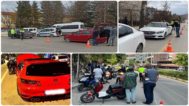 Ã‡ORUM'DA SÃœRÃœCÃœLERE CEZA YAÄžDI