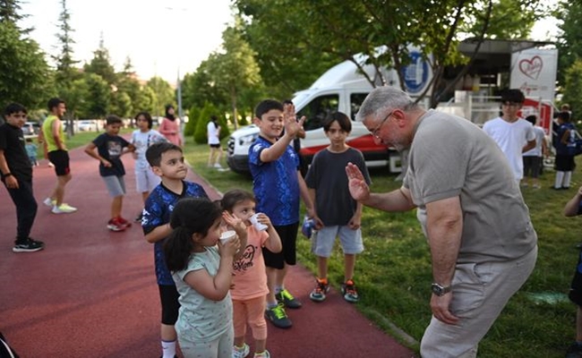 GENÃ‡LER VE Ã‡OCUKLAR SPORLA BULUÅžTU