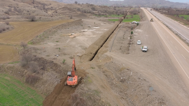 DUTLUDERE SULAMA HATTINDA Ã‡ALIÅžMALAR DEVAM EDÄ°YOR