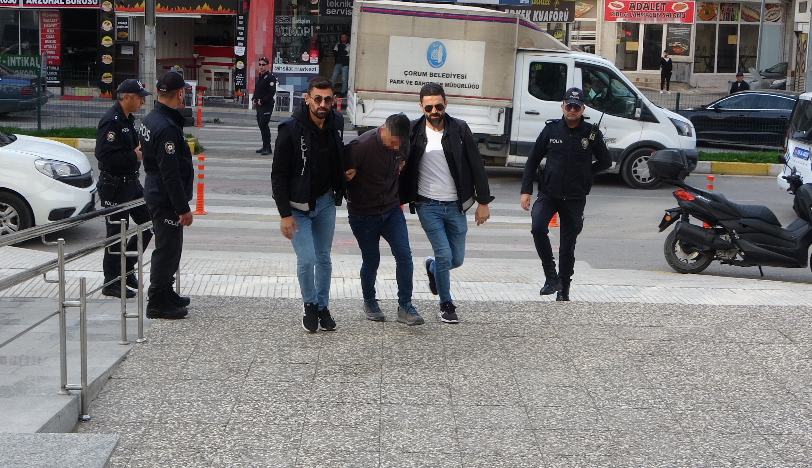 Ã‡ORUM'DAKÄ° CÄ°NAYET ZANLISI ADLÄ°YEDE!