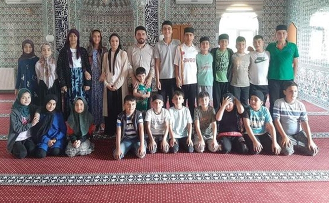 CAMÄ°DE AÃ‡ILAN BÄ°LÄ°M SINIFINDA  SINAVLARA HAZIRLANIYORLAR