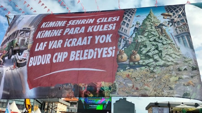 CHPâ€™YE PANKARTLI GÃ–NDERME!