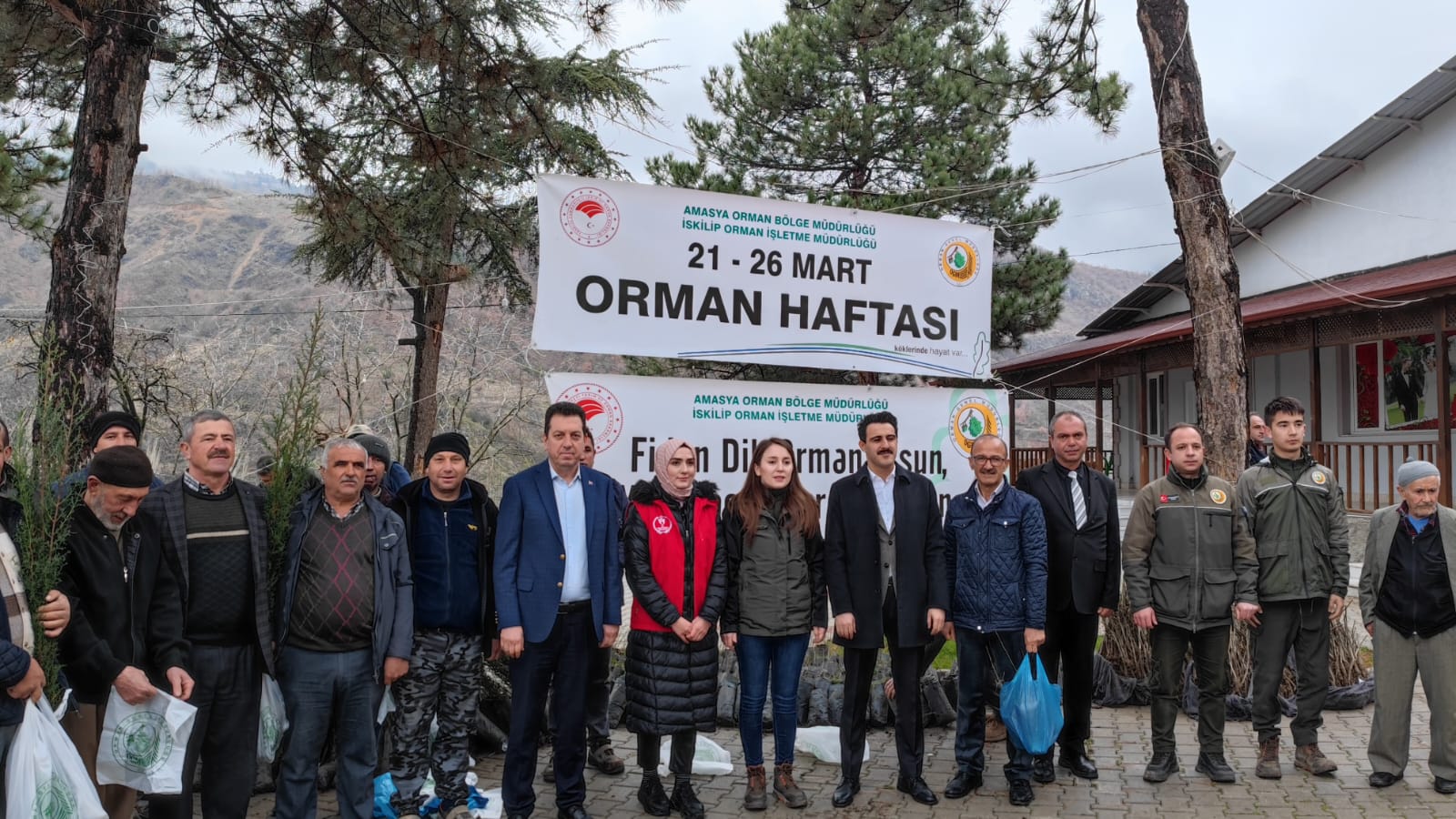 OÄžUZLAR'DA 110 ADET FÄ°DAN DAÄžITILDI