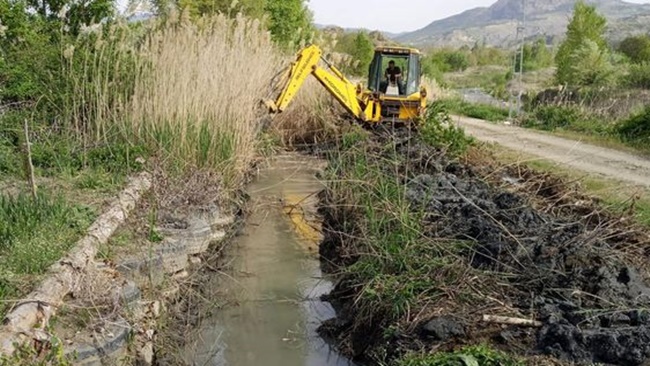 TARIMSAL SULAMA KANALLARI YENÄ°LENÄ°YOR