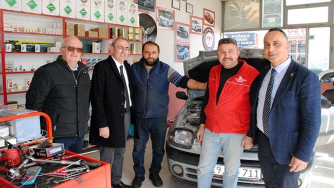 Ã‡Ã–PHÃœSEYÄ°NOÄžLU, SANAYÄ° ESNAFINI DÄ°NLEDÄ°