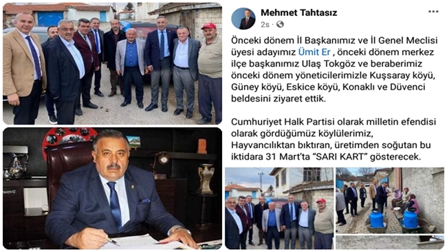 Ã‡ESOB BAÅžKANI GÃœR, CHPâ€™YE  DESTEK Ä°Ã‡Ä°N KÃ–YLERÄ° GEZÄ°YOR