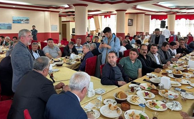 AÅžGIN, ESNAF TEMSÄ°LCÄ°LERÄ°YLE BULUÅžTU