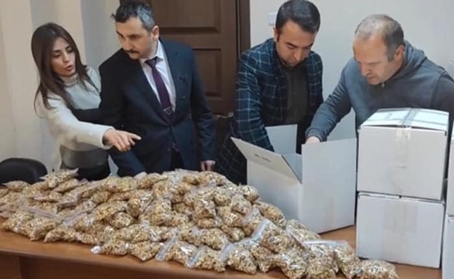 OÄžUZLARâ€™DAN DEPREM  BÃ–LGESÄ°NE 1 TON CEVÄ°Z