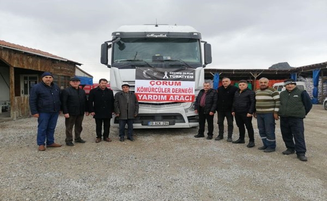 Ã‡ORUM'DAN ODUN  VE KÃ–MÃœR YARDIMI!