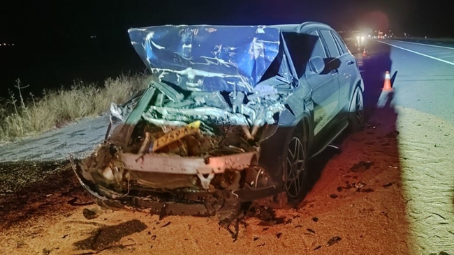 TRAKTÃ–R OTOMOBÄ°LLE Ã‡ARPIÅžTI