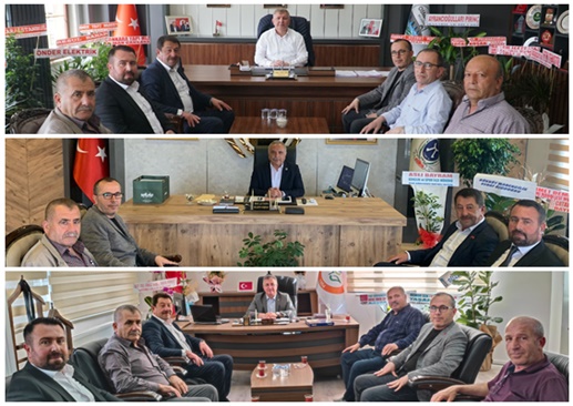 BELEDÄ°YE BAÅžKANLARINA  HAYIRLI OLSUN ZÄ°YARETÄ°!