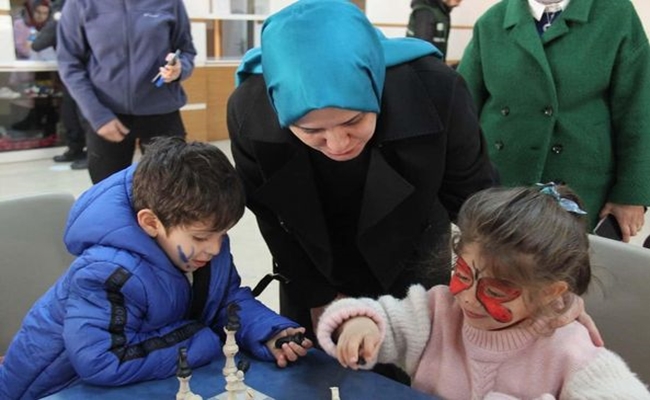 DEPREMZEDELERE MORAL ZÄ°YARETÄ°!