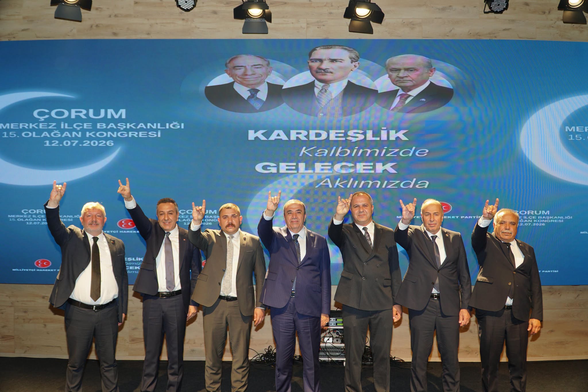 MHP MERKEZ İLÇE’DE AVCU GÜVEN TAZELEDİ