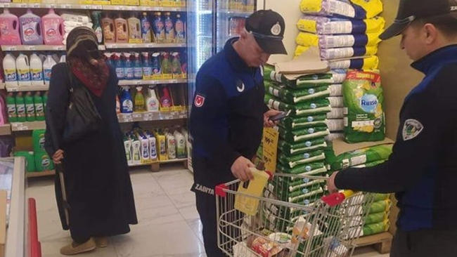 ZABITA MARKETLERÄ° DENETLEDÄ°