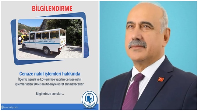 Ä°SKÄ°LÄ°Pâ€™TE CENAZE HÄ°ZMETLERÄ° ÃœCRETSÄ°Z!