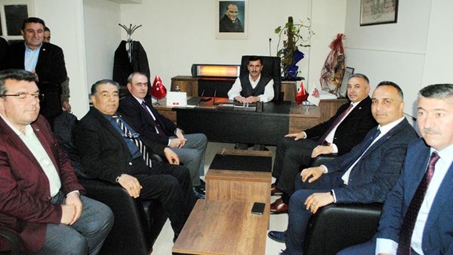 Ã‡Ã–PHÃœSEYÄ°NOÄžLU, KÃ–Y  MUHTARLARIYLA GÃ–RÃœÅžTÃœ