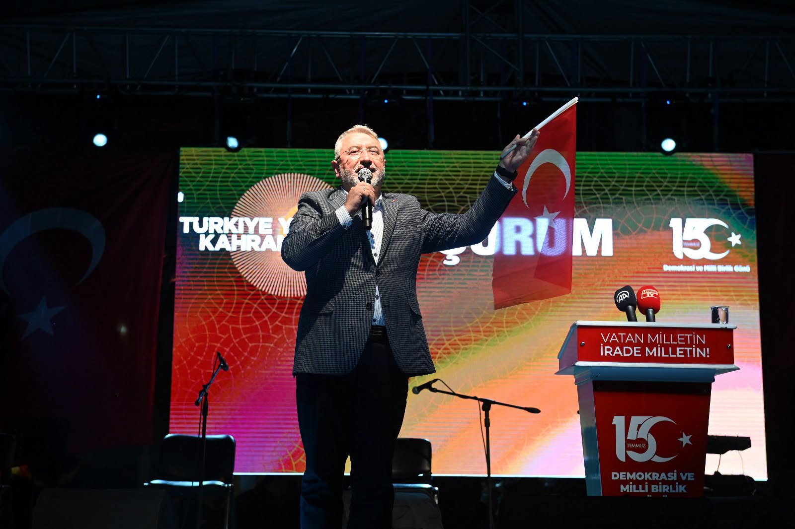 BAŞKAN AŞGIN’DAN 15 TEMMUZ MESAJI