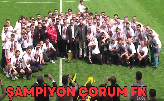 ÅžAMPÄ°YON KUPASINI ALDI