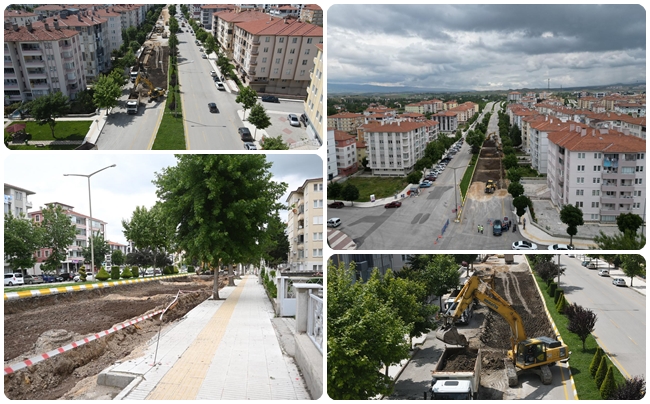 BÄ°ÅžKEK CADDESÄ° ASFALTI YENÄ°LENÄ°YOR