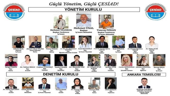 GÃœÃ‡LÃœ YÃ–NETÄ°M, GÃœÃ‡LÃœ Ã‡ESÄ°AD!