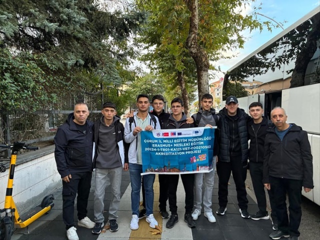 Çorumlu Öğrenciler Almanya’da Stajda